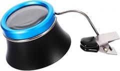 Watch Repair Magnifying Glass with Clip Hands Jewelry Loupe for Efficient Repair Work for Electronic and Jewelry Processing Multi Functional Tool