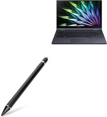 BoxWave Stylus Pen Compatible with Samsung Galaxy Book Flex 2 Alpha (13.3 inch) - AccuPoint Active Stylus, Electronic Stylus with Ultra Fine Tip - Jet Black