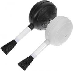 2pcs Air Dust Blower and Soft Brush Cleaning Kit for Camera Lens Computer and Electronics Portable Compressed Air Pump for Sensor and Keyboard Cleaning