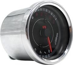 DC 12V Electronic Tach Meter Universal Motorcycle Tachometer with Blue LED Backlight 1000RPM REV Counter Motorcycle Tacho Gauge Instruments