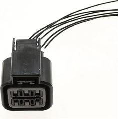 1 Pcs 6 Pin Automotive Light Lamp Plastic Electronic Housing Connector Harness PB625-06027(1 female set)