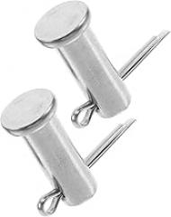 304 Stainless Steel B Type Alignment Pin with Hole Flat Head Design for Mechanical Equipment Electronics and Furniture 10-Piece Set