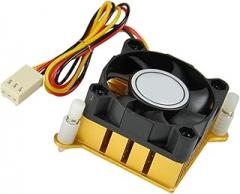 Aluminium Heatsink Fin Coolers DC5V 12V 40mm DC5V 12VFan for PC Northbridge Chipset Cooling and Small Electronics