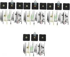 DOITOOL 4sets Clock Mechanism Kit Battery Operated High Torque Movement Clock Hands Silent Sweep Motor for Accurate Timekeeping