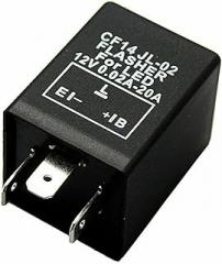 Automobile LED Indicator Relay CF14 Load-Independent 12V 3-pin Electronic Flasher Automobile Car Relay Flasher 29 * 29cm