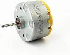 RC500-KW/16260 DC 6V 9V 12V 32mm Diameter Round Spindle Electronic Starter Long Shaft for Sweeper Robot
