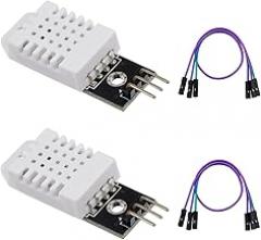 BOJACK DHT22/AM2302 Digital Temperature Humidity Sensor Module Monitor Sensor Replace SHT11 SHT15 for Arduino Electronic Practice DIY (Pack of 2)