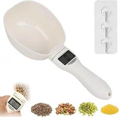 Electronic Measuring Spoon with Conversion, Upgraded Electronic Measuring Spoon, LCD Digital Measuring Spoons Scale 800g / 0.1g High Precision, Smart Measuring Cup for Baking & Cooking (1)
