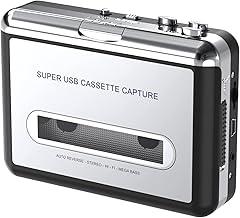 DigitNowCassette Tape To MP3 CD Converter Via USB,Portable USB Cassette Tape Player Capture MP3 Audio Music,Compatible With Laptop and Personal Computer,Convert Walkman Tape Cassette To MP3 Format