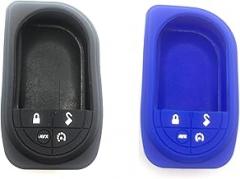 Pack of 2 5906 5904 5902 Silicon Case Silicon Remote Controller Case Black Blue A-459 Durable for Viper Dirt-Resistant New