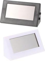 LIFKOME 2pcs Mini Car Electronic Clocks Digital Dashboard for Vehicles Kitchen and More Design Led Display Black White