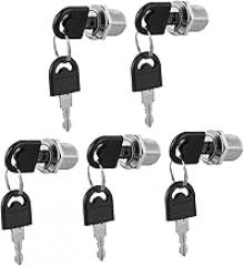 Tofficu 5pcs Mailbox Lock Set Keyed Alike Drawer Lock Waterproof for and Storage Cabinets