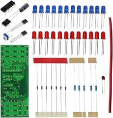 Stayhome Red Blue Double Color Flashing Lights Kit Strobe NE555 + CD4017 Practice Learning DIY Kits Electronic Suite