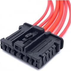 6 Pin 98821-1061 Auto Rear Taillight Light Plug Electronic Connector Wiring Harness For HDC6MX05F AICNRUT(1 Pc)