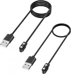 Mugust USB Charger for Bond Touch Smart Bracelet Charger, 2 Pack Magnetic Charging Cable Rapid Charger