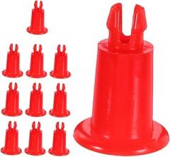 NUOBESTY 12pcs Digital Scale Foot Supports Plastic Feet for Accurate Weighing Kitchen and Warehouse Use High Weight Capacity Levelers for Electronic Scales