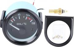 Mikinona Gauge with Led Light for Automotive Use Accurate Measurement Easy Installation Design
