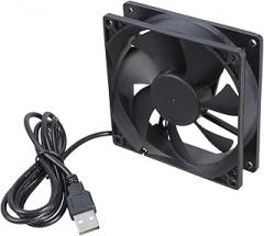 Silent 90x90x25mm USB Cooling Fan 5V High Airflow PC Case Printer Server Electronics Cooling Fan with Low Noise USB Connector