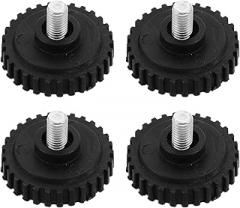 BESTOYARD 4PCS Universal Scale Feet Replacement, Anti-Slip Rubber and Iron Legs for Digital Kitchen, Electronic, Jewelry, Food Scales