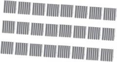 48pcs Small Aluminum Heatsink Cooling Kit with Adhesive Glue for Efficient Ic Chip Thermal Management Electronics Heatsinks for Led CPU and Printer Applications