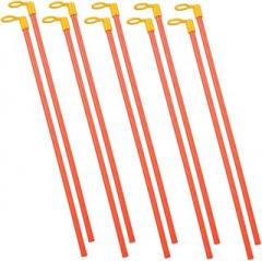 20pcs Year Lantern Pole Handles Boys and Girls Lantern Holder Stick Electronic Cane Versatile DIY Making Supplies