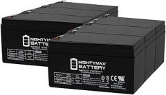 Mighty Max Battery 12V 3AH SLA Battery Replaces E102T Monitor Data Electronics - 6 Pack