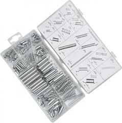 STOBAZA 200pcs Galvanized Spring Set Assorted Spiral Spring Kit Tension Pressure Heavy Duty for Engines Appliances Medical Electronics