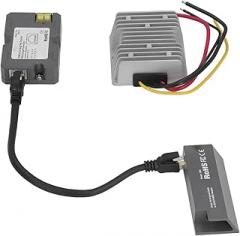 150W GigE PoE Injector, Ethernet Cord with POE Injector, 48V DC Boost Converter for V2 Dish Internet Kit to Routers, 3A 144W Power Adapter