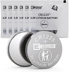 EEMB 6-Pack CR1225 Battery 3V Lithium Button Coin Cell Batteries 1225 Battery DL1225 BR1225 for Thermometer, Remote Control, Watch, Calculator, Electronic Note-Book, Mobile Game