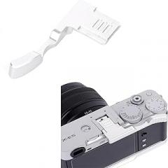 Metal Thumbs Up Grip for Fujifilm Fuji X-E5 Camera, XE5 Thumb Up Rest Hand Grip Anti-Slip Finger Grip, Hot Shoe Mount Thumb Support Enhanced Grip for One-Handed Photography (Silvery)