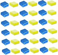 40pcs USB Dust Covers USB Male Protective Caps Silicone Dust Plugs for Charging Data Cables Portable Green Blue Colors for Electronics Protection