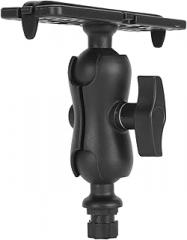 Denash Fish Finder Mount Base,Disassembled Ball Hex Base Fish Finder Bracket,360 Rotation Electronic Holder for Marine Boat Kayak