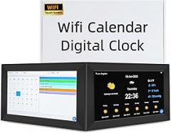 WiFi Digital Calendar Clock, Smart Touchscreen Electronic 2026 Calendar Family Planner for Scheduling/Organizing/Reminders,No APP(10.1inch Black)