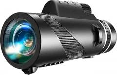 80x100 Portable Monocular Telescope HD Long Range Zoom Telescope with Tripod Phone Clip for Hunting Sports Outdoor Camping New 2026 High for Reliable Electronic Component