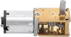 Mini Gear Motor Micro Worm Gear Reducer Brush DC Motors Electronic Devices 1218GEN20 (DC3V 16RPM)