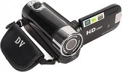 Digital Camera, 1080P 16MP HD 16X Zoom Anti Shake Handheld Video Camera with LED Fill Light and Built in Microphone(Black)