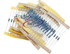 24valuesX10pcs=240pcs 1/4W 0.25W 1% 4.7k-68k Metal Film Resistor component diy kit package