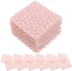 60pcs Thickened Bubble Cushioning Pouches for Moving and Shipping Shockproof Packaging Bags with Heart Pattern Protective Wrap for Jewelry Electronics Cosmetics and