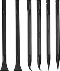 PATIKIL Spudger Pry Tool, 6Pcs Antistatic Carbon Fiber Safe Dual Ends Opening Pry Repair Tools Kit for Smart Mobile Phone Tablet Laptop PC Game Machine Electronics Devices, Black