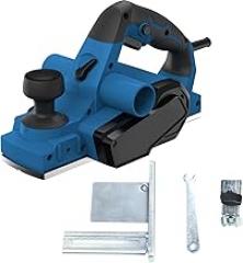 Electric Planer, 6Amp 750W 17000 RPM Power Hand Planer, 3-1/4 Inch Cut Width, Dual-dust Out System, Dual-Handle Design, Blade or, 2 Reversible HSS (Installed) US 120V