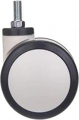 Superior Castor Strong 4 inches Medical castors Wheels with Brake Mute Portable M12x25 Screw Load 150 kg for Hospital trolleys Electronic Equipment DIY Spare Parts (Color: no Brake) (No Brake)