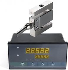 Load Cell,Load Cell Sensor, Load Cell Sensor + Indicator Display,High Precision S Type Test Tension Compression Force Weight Pressure Maximum Range 5 Tons for DIY Portable Electronic Kitchen Scale Kit