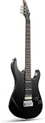 Donner DMT-66 39 Inch Full Size Electric Guitar for Beginner, Starter Electric Guitar Kit with Bag, Black