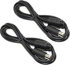 2X 6ft Wii/Gamecube Extension Cables for Wii Gamecube GCN (2 Pack)