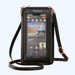 Generic Small Crossbody Handbags for Women Cell Phone Purse Wallet Ladies Women's Clutch PU Leather Shoulder Bags