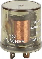 12V Motorcycle Electronic Turn Light Halogen Flasher Relay - Long Lasting, Stable Performance, Compatible with Various Types