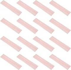 Milisten 4 Sets Plastic Drawer Dividers Organizer, Pink Classification Storage Baffle for Socks and Clothes, DIY Adjustable 37x7cm Plastic Shelf Separator for Bedroom and Closet
