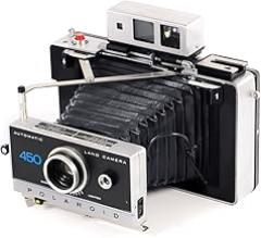 Polaroid 450 Instant Film Automatic Land Camera with Zeiss Ikon Viewfinder and Electronic Timer