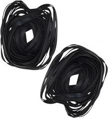 Recorder Rubber Belts 40-135mm Mix Flat Cassette Belt for Repair Maintenance Tape Machine DVD CD LD VCR Repeater Drives 4mm Width 100 Pcs
