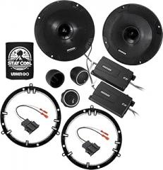 KICKER Speakers 6.5 inch for Volkswagen Jetta 2011-2023 Upgrade Kit - Pair of CS Series with Adapters and Harness, Component 6 1/2 Car Audio Front or Rear Door Speaker for VW CSS654, 46CSS654